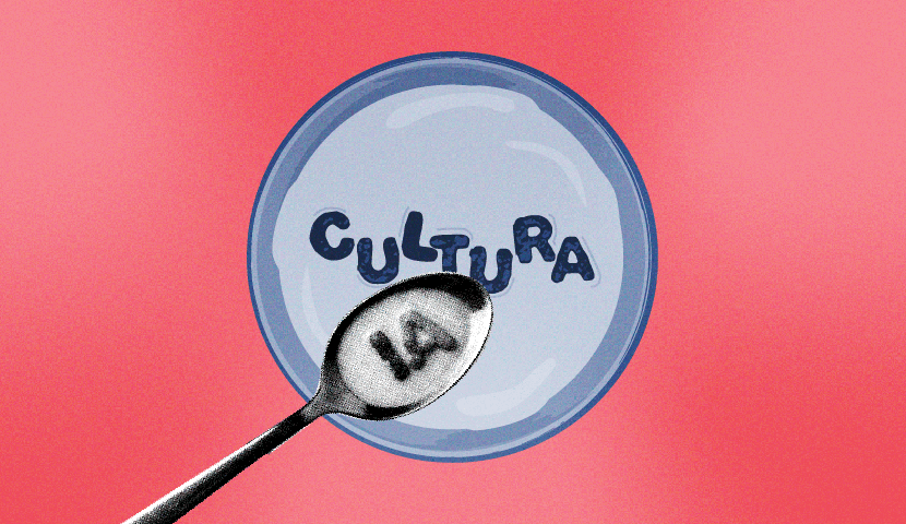 A cultura come a IA no café da manhã